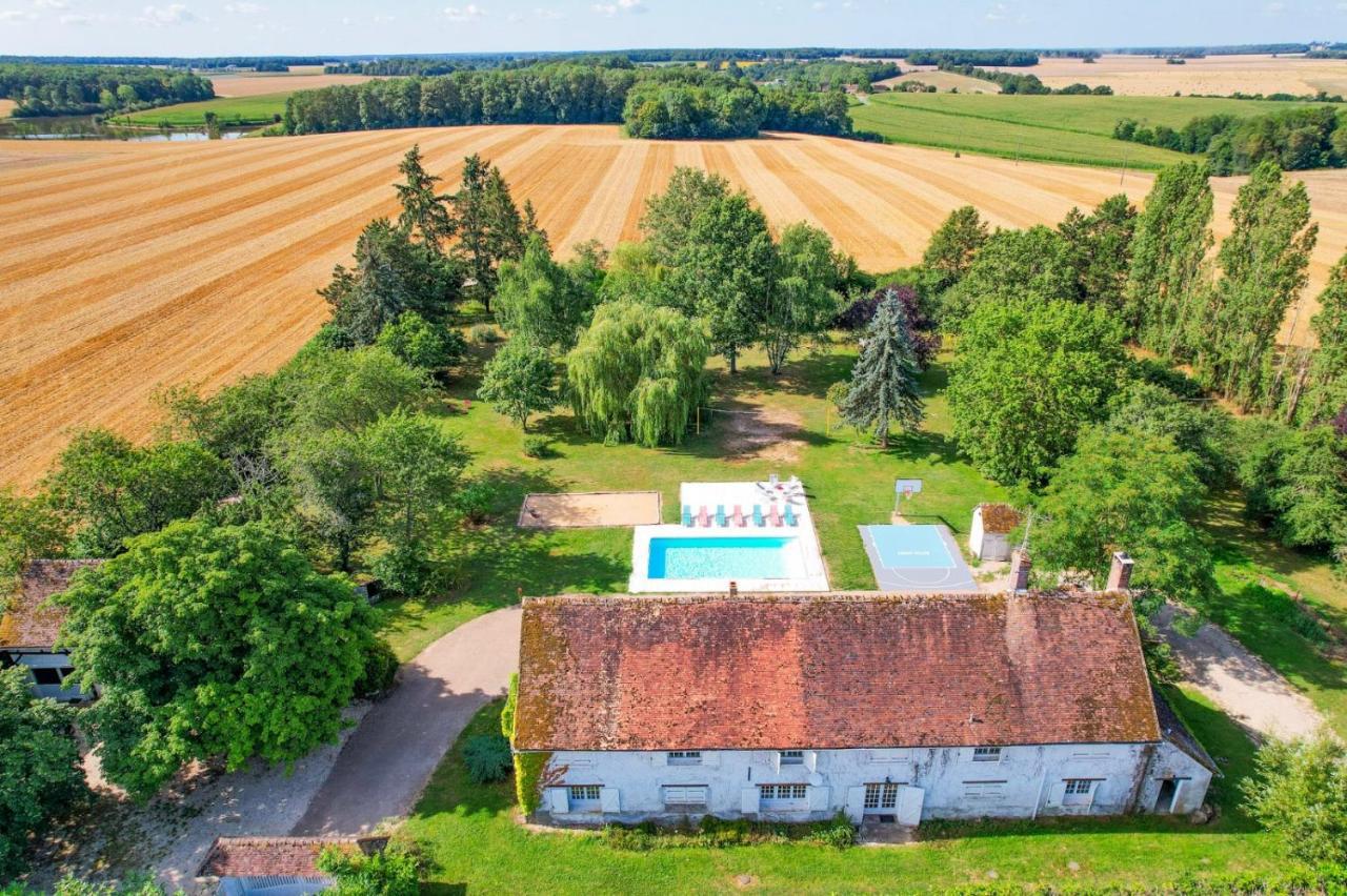 Crazy Villa Etisseaux 45 - Heated Pool - Volley Court - 1H30 Paris - 45P Saint-Maurice-sur-Aveyron Exterior foto