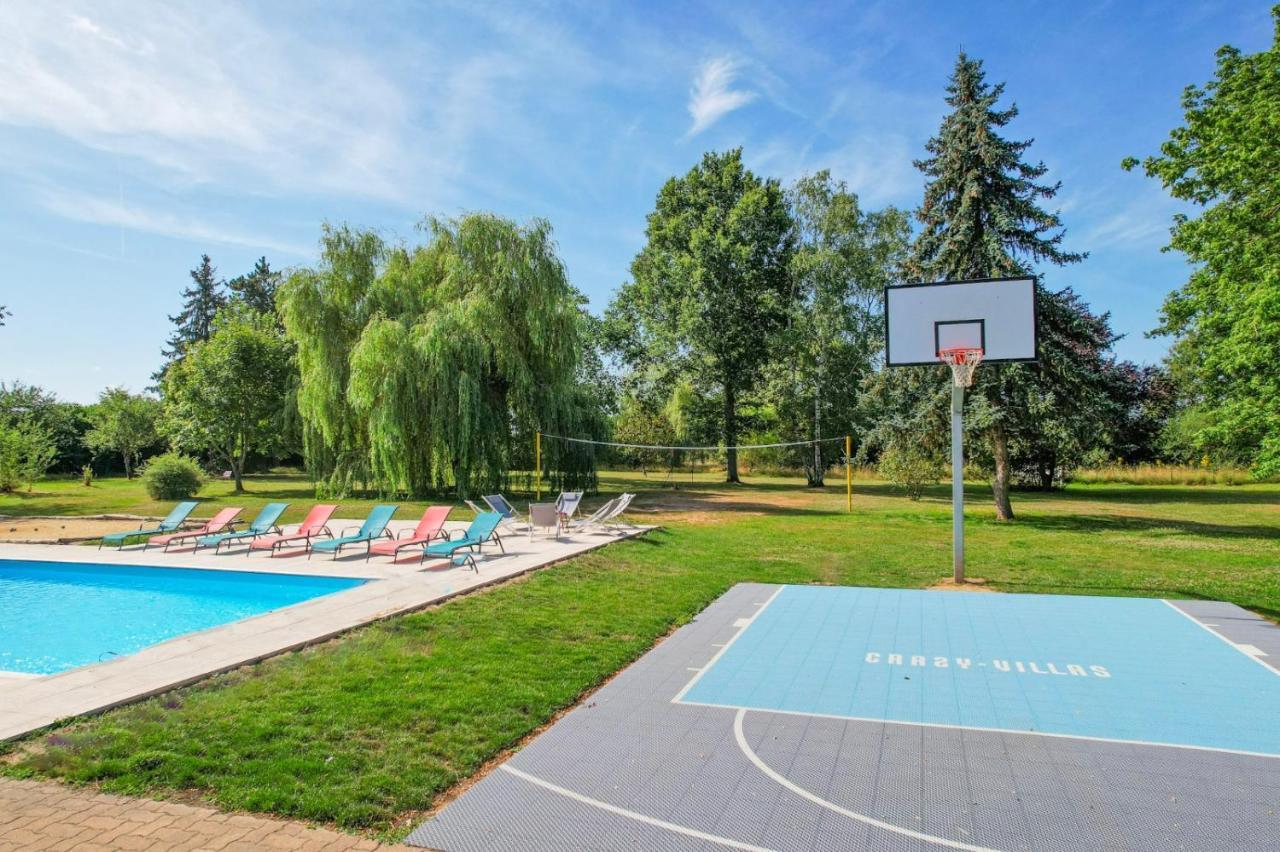 Crazy Villa Etisseaux 45 - Heated Pool - Volley Court - 1H30 Paris - 45P Saint-Maurice-sur-Aveyron Exterior foto