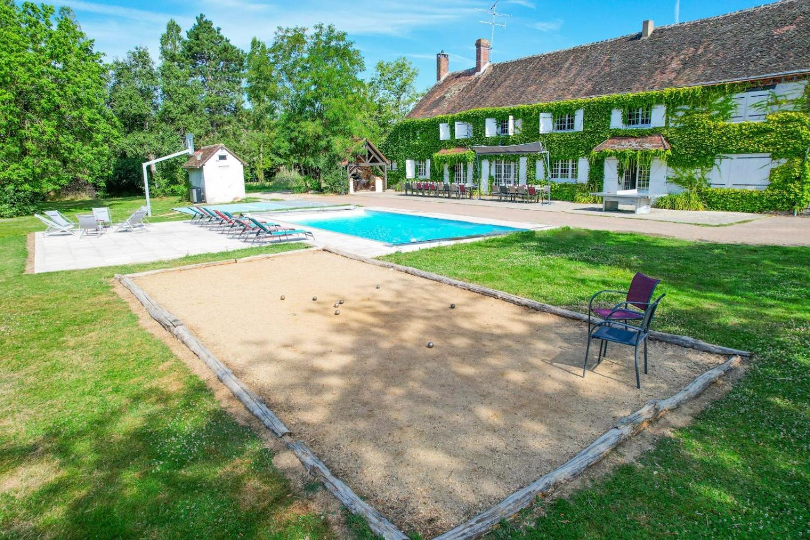 Crazy Villa Etisseaux 45 - Heated Pool - Volley Court - 1H30 Paris - 45P Saint-Maurice-sur-Aveyron Exterior foto